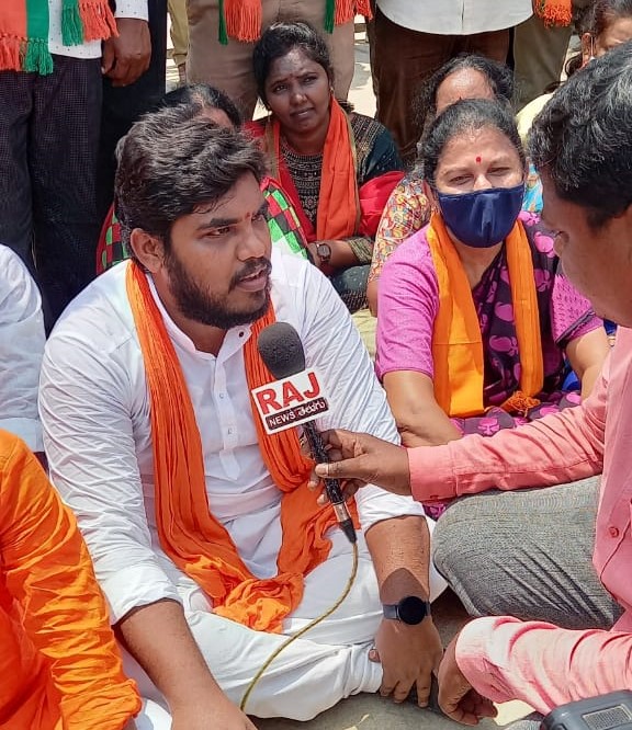 Siddam Naresh Patel | BJYM District President | Warangal Urban | Telangana | BJP | the Leaders Page