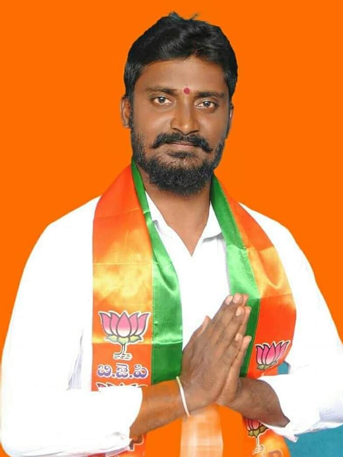 Gaju Bhaskar BJP | BJYM Town President | RSS | BJP | Social Activist | Dharmapuri | Jagtial | Telangana | theLeadersPage