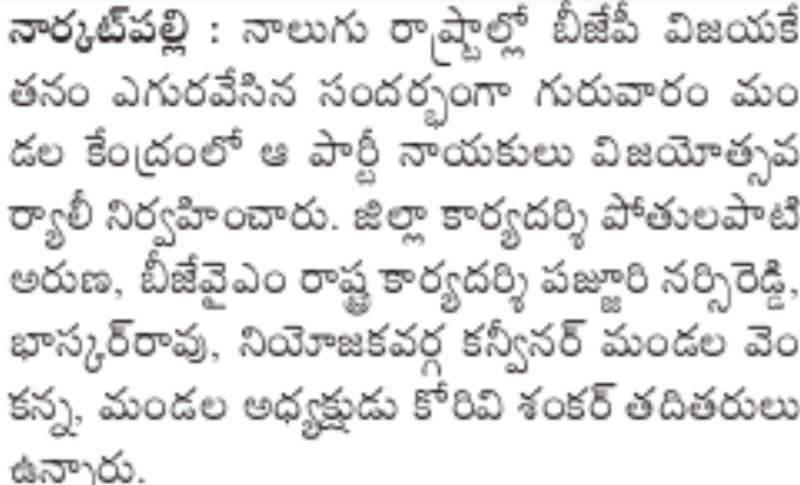 Korvi Shankar | Mandal President | BJP | Narketpally | Nalgonda | Telangana | the Leaders Page